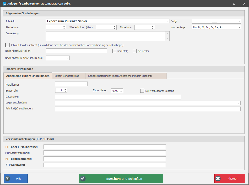 Beleg PDF Export 07ZR (Optional)