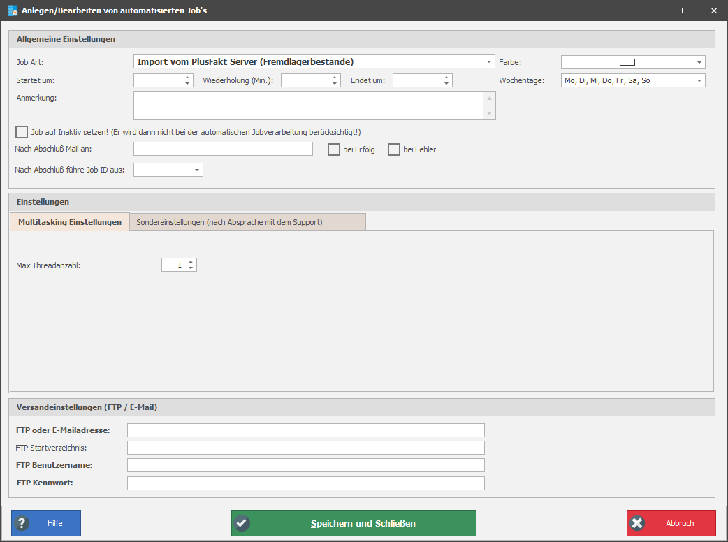 Beleg PDF Export 07ZR (Optional)